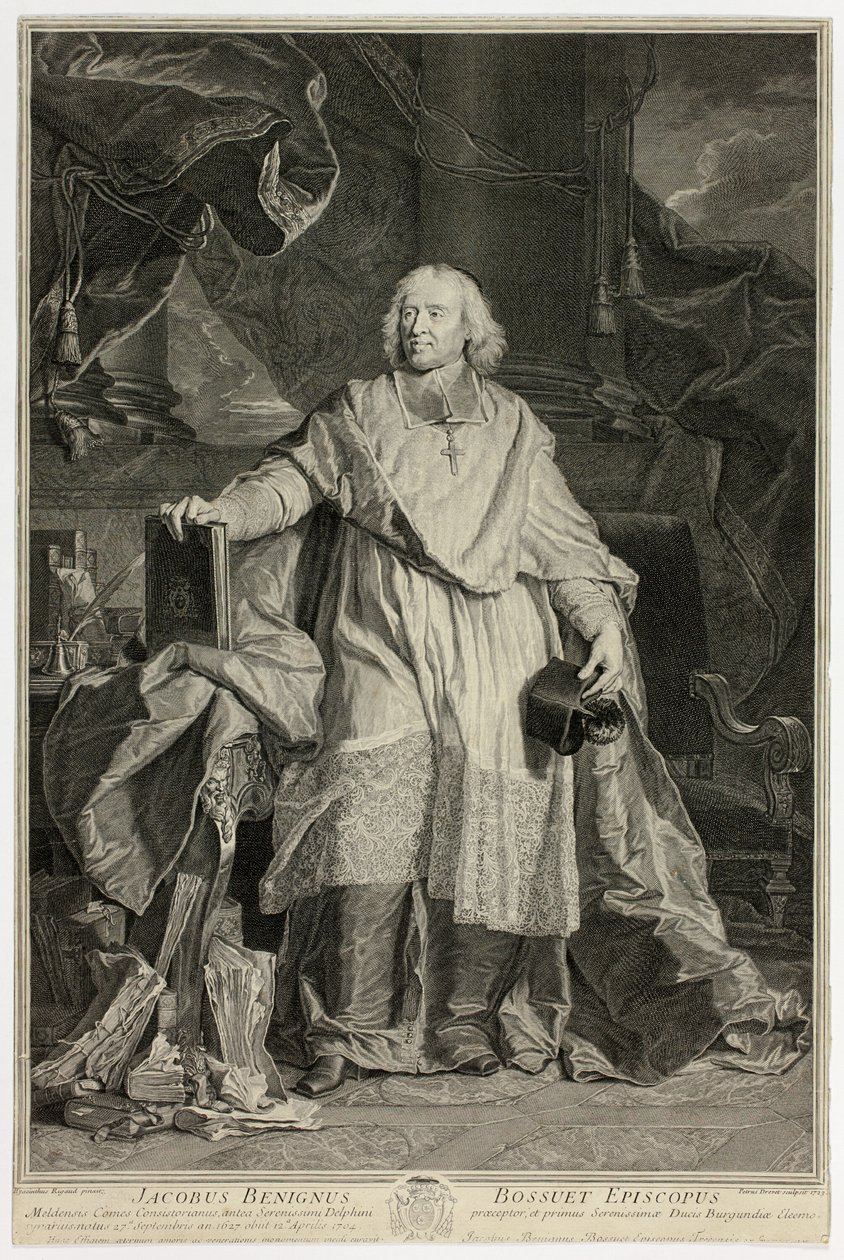 Portrait de Jacques Bénigne Bossuet, évêque de Meaux - Pierre Drevet