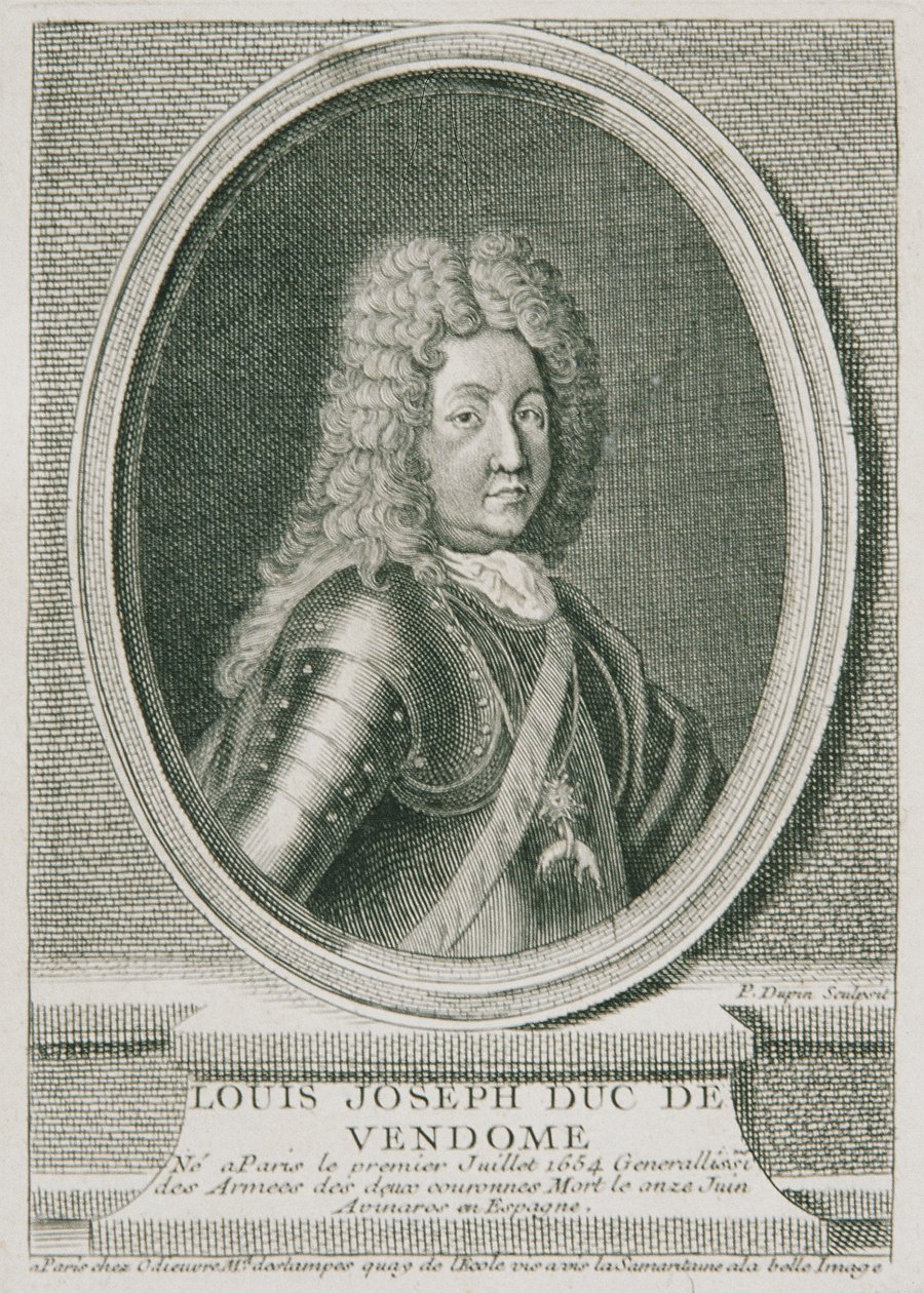 Le général français Louis Joseph Duc de Vendôme - Pierre Dupin