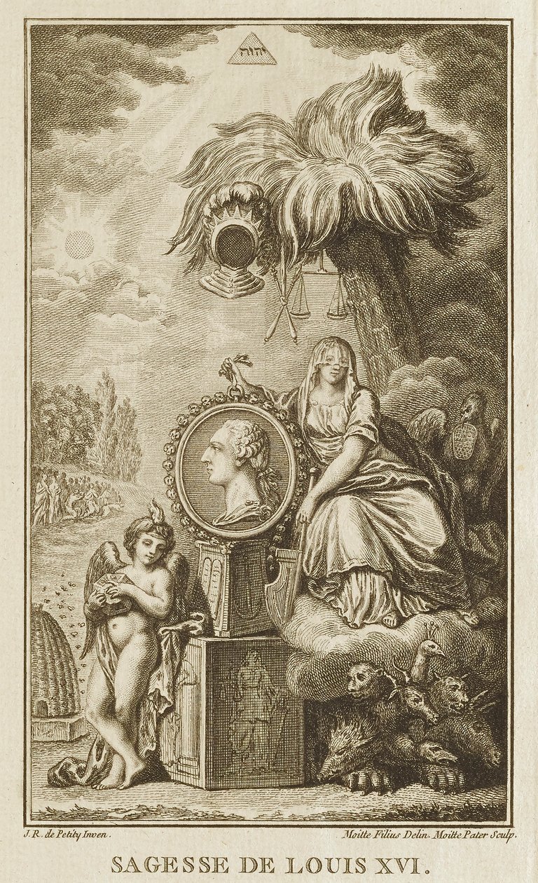 Sagesse de Louis XVI - Pierre Etienne Moitte