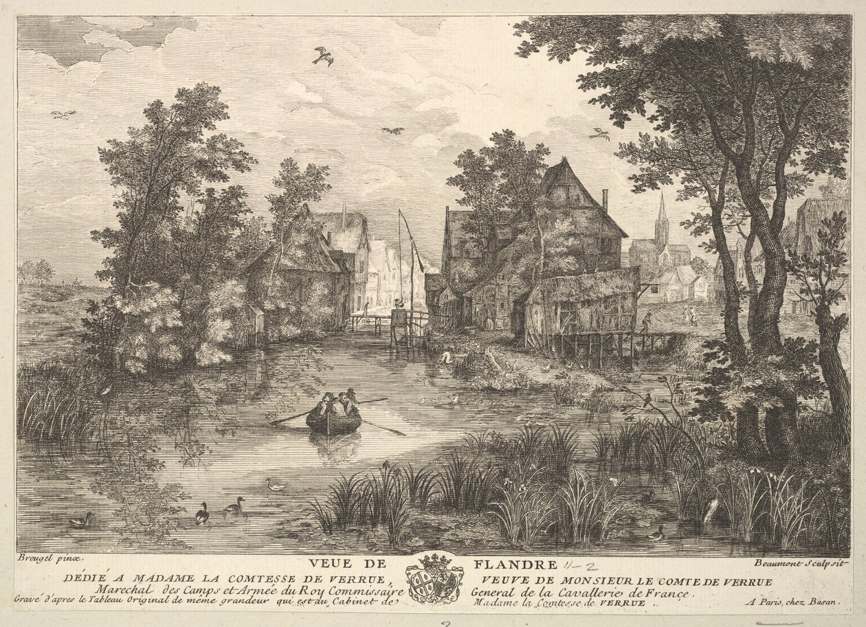 Vue de Flandre après la peinture dans la collection de Madame la Comtesse - Pierre Francois Beaumont