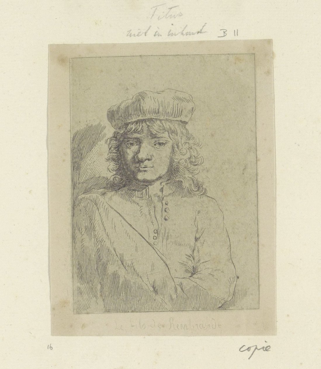 Portrait de Titus - Pierre François Basan (workshop of)