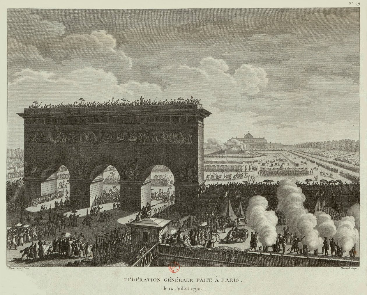 Fédération générale faite à Paris le 14 juillet 1790 - Pierre-Gabriel Berthault