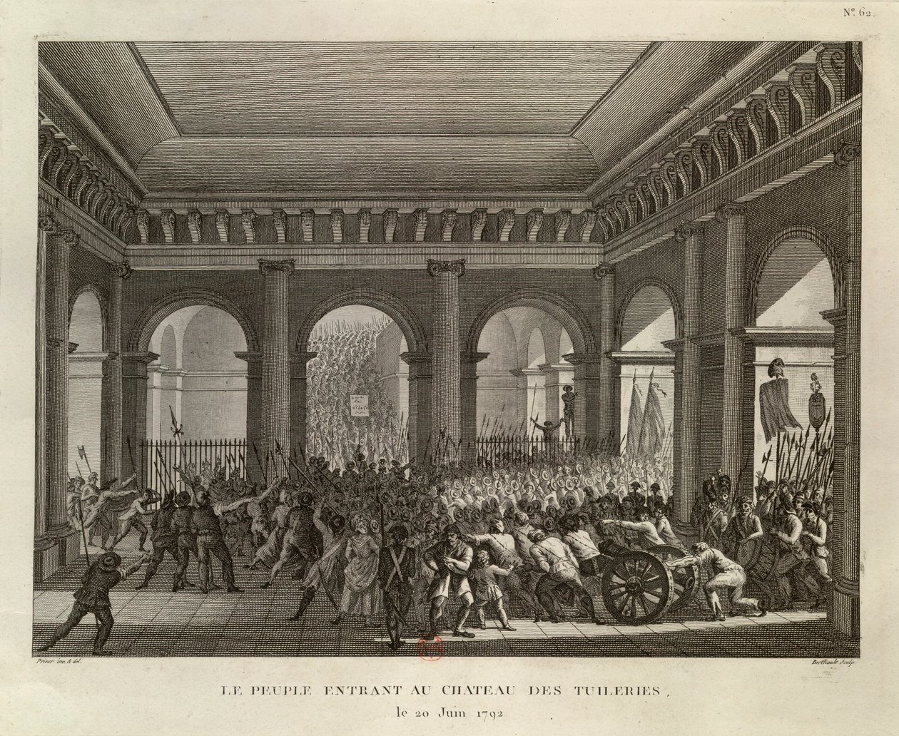 Le peuple entrant au château des Tuileries - Pierre Gabriel Berthault