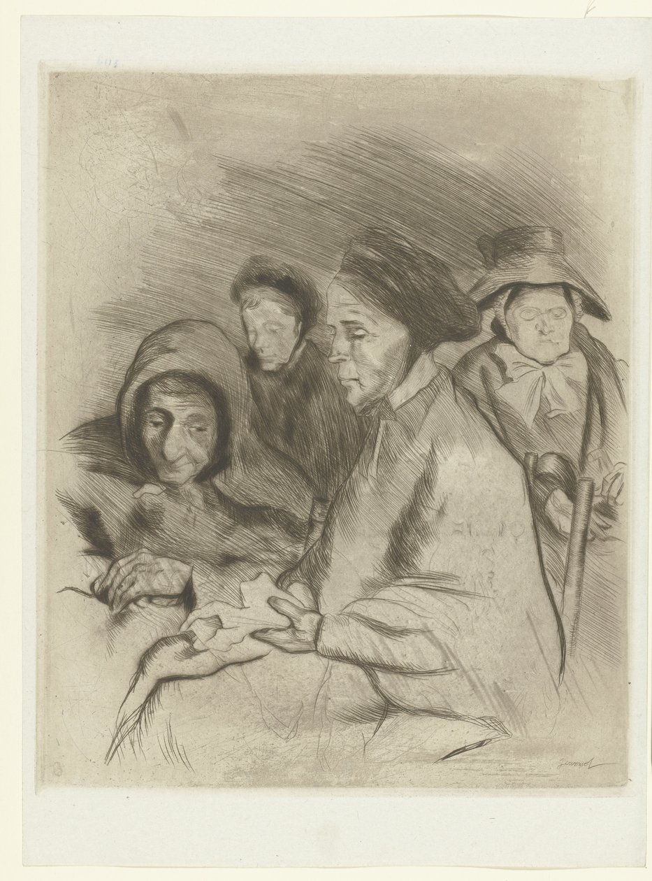 Quatre vieilles femmes - Pierre Georges Jeanniot
