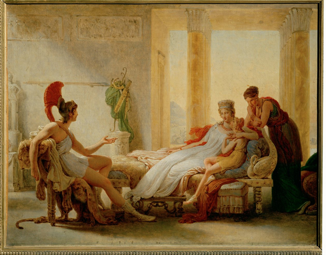 Énée et Didon, esquisse pour une huile plus grande ... - Pierre Guérin