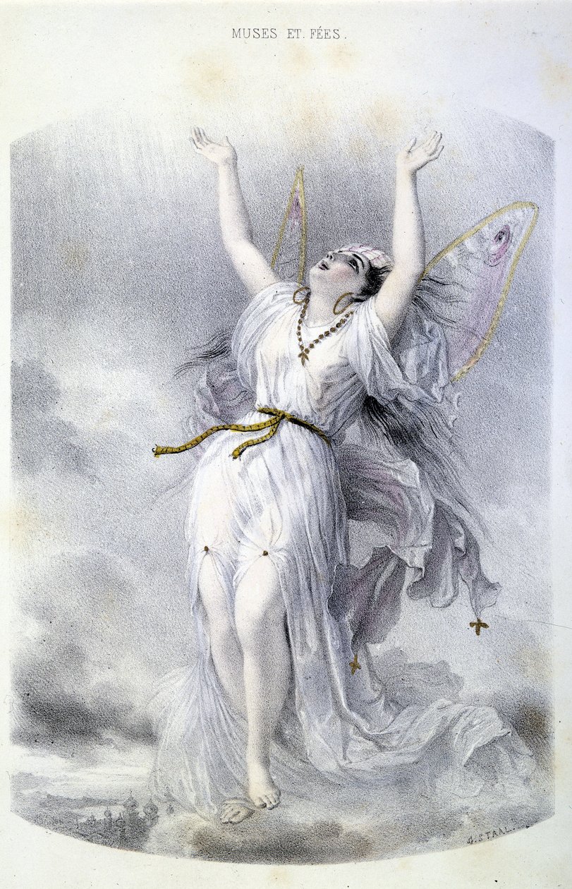 Fée: La Peri - dans «Les femmes mythologiques» - Pierre Gustave Eugene Staal