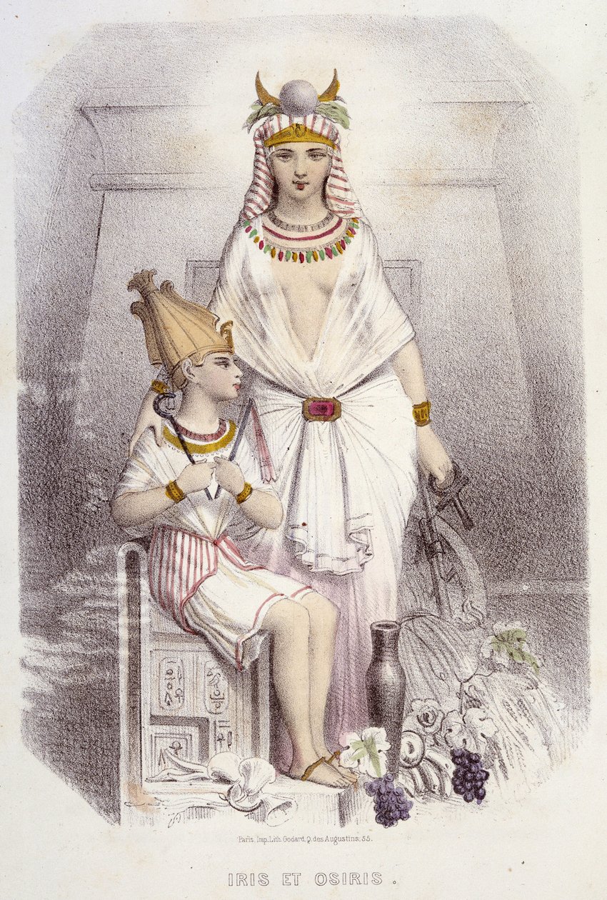 Isis et Osiris - dans «Muses et fées» - Pierre Gustave Eugene Staal