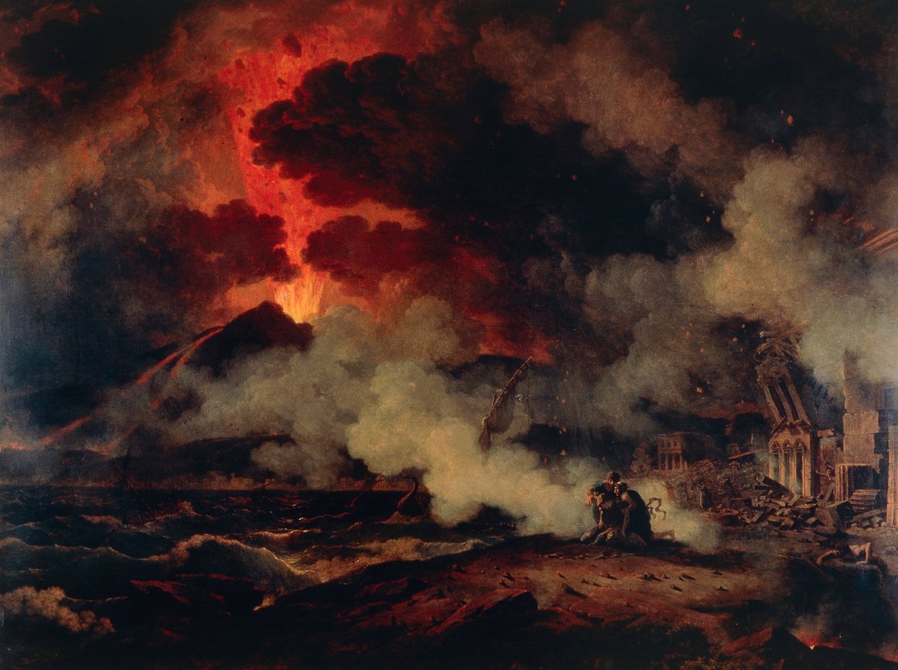 Éruption du Vésuve - Pierre Henri de Valenciennes