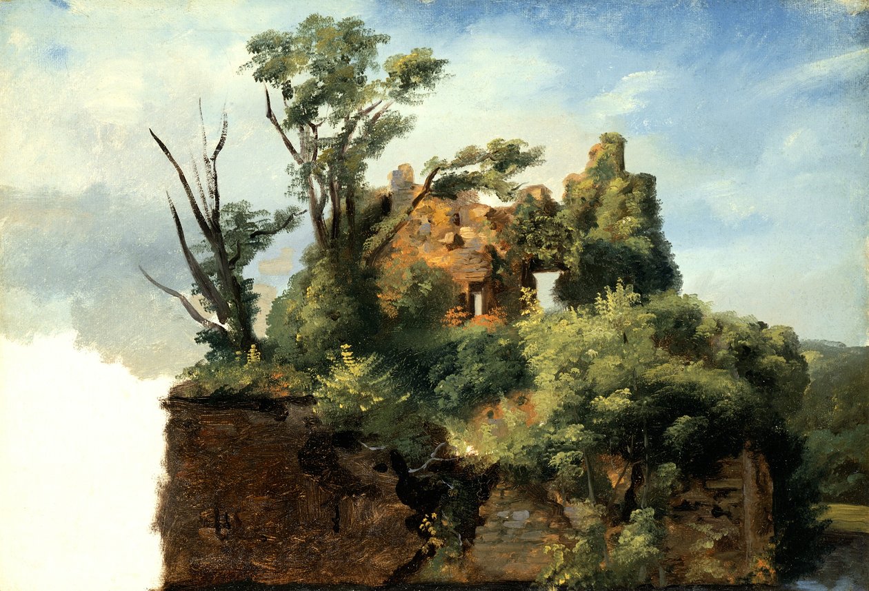 Paysage avec ruines, vers 1782-85 - Pierre Henri de Valenciennes