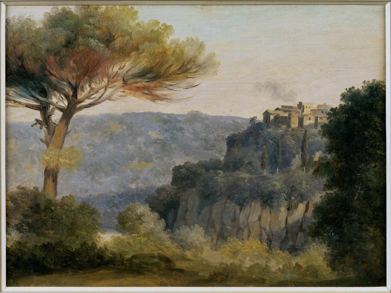 Le village de Nemi - The village of Nemi ... - Pierre-Henri de Valenciennes