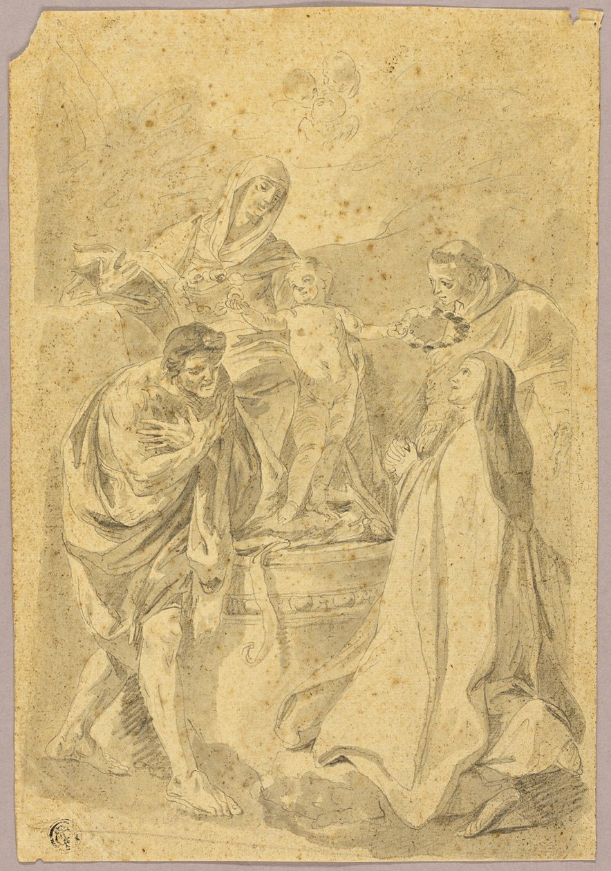 Madone et Enfant avec trois saints - Pierre Hubert Subleyras