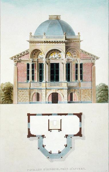 Pavillon de Hingene, près d