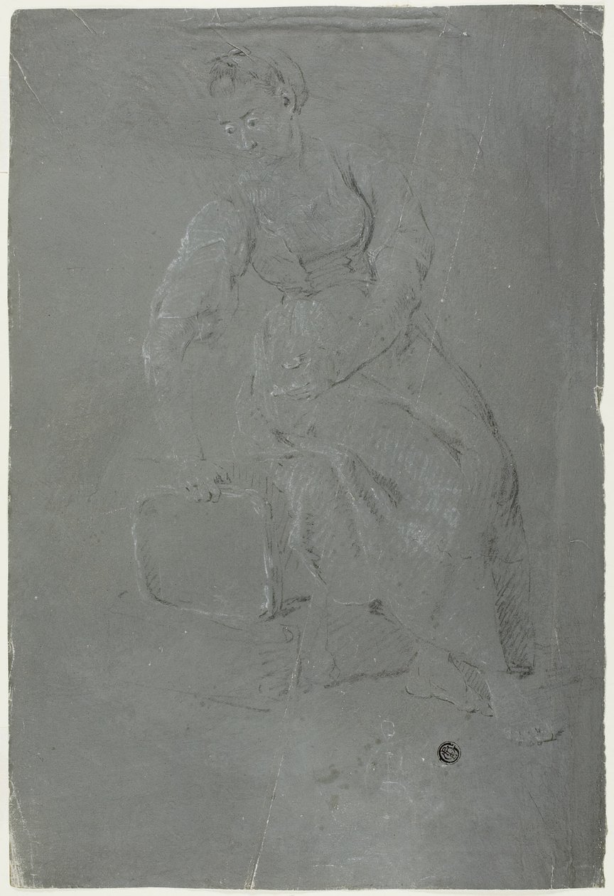 Femme assise - Pierre Jacques Volaire