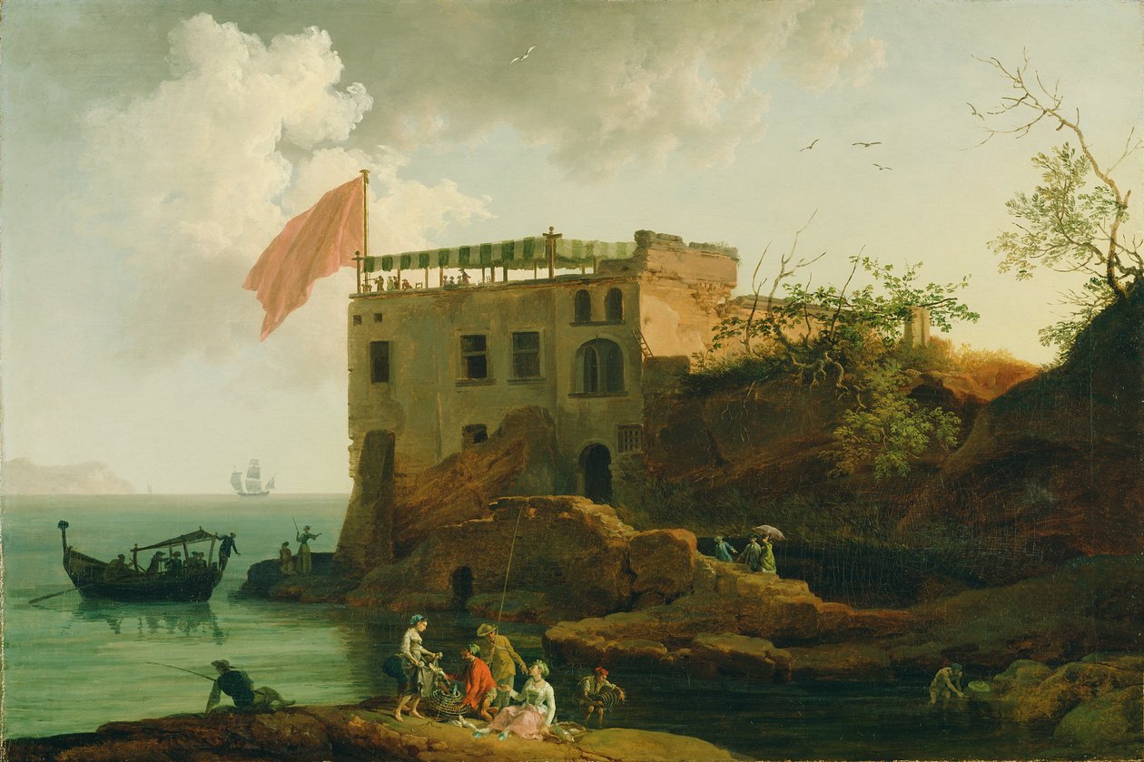 Vue de Gaiola - Pierre Jacques Volaire