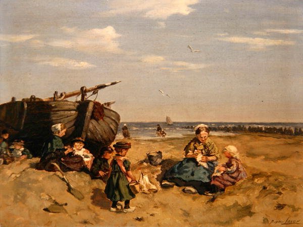 Au bord de la mer - Pierre Lacur