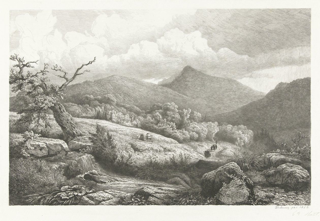 Le cimetière de Baden-Baden - Pierre Louis Dubourcq