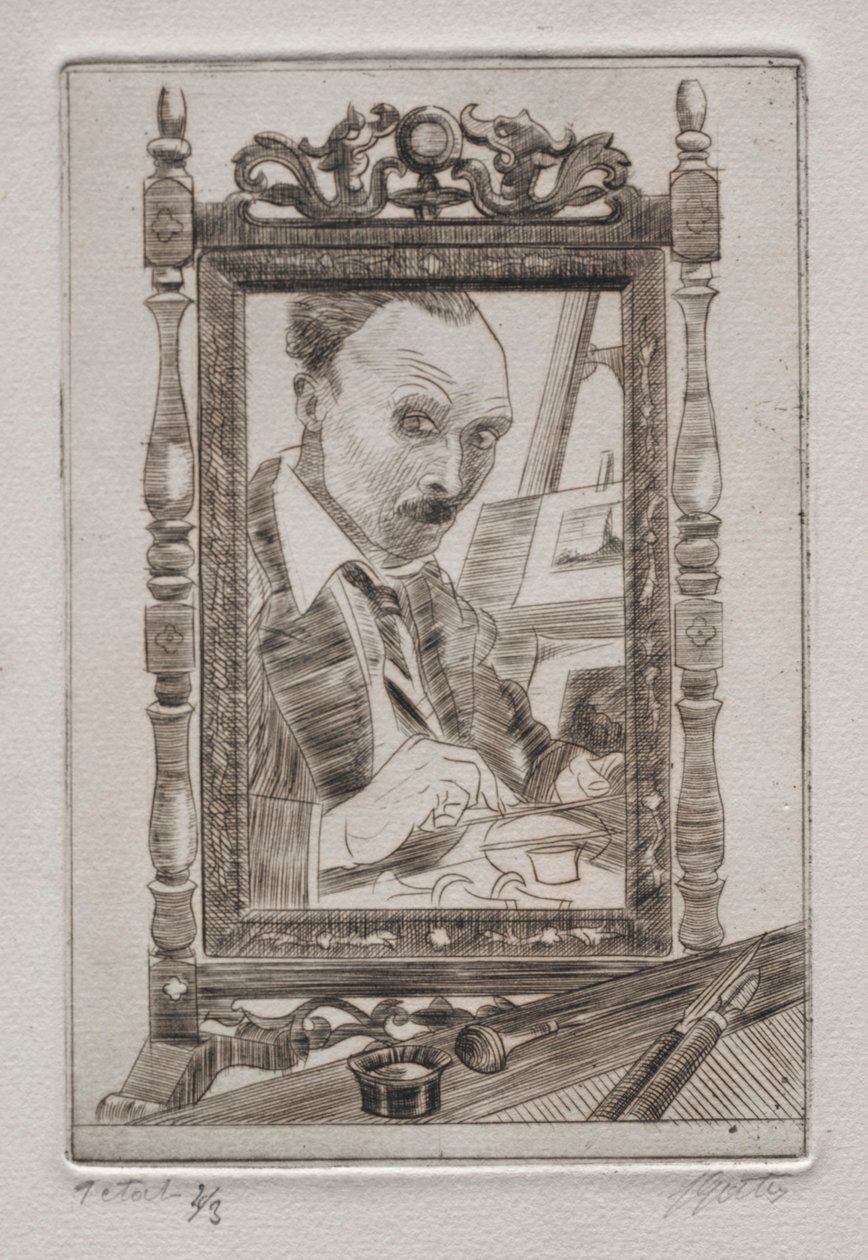 Autoportrait - Pierre Louis Gatier
