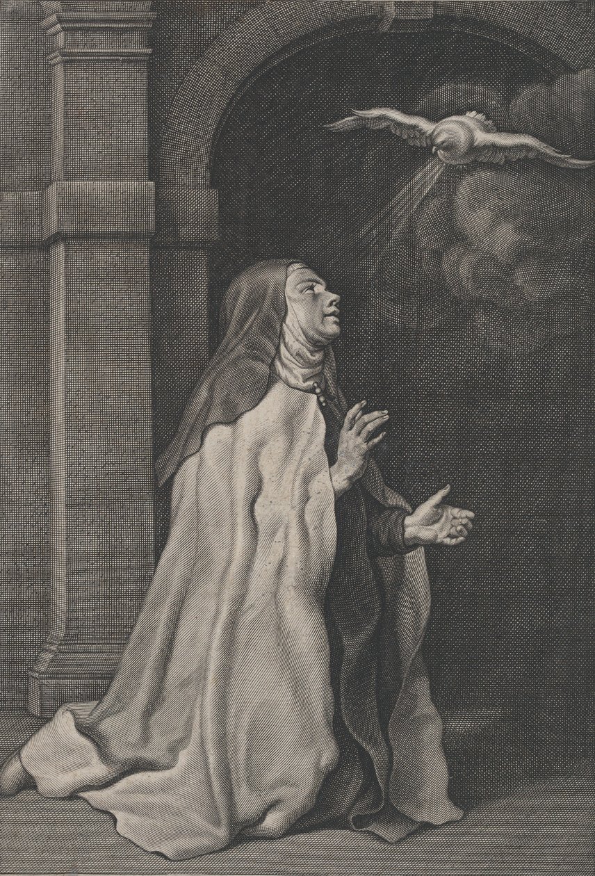 Vision de la colombe par Sainte Thérèse d