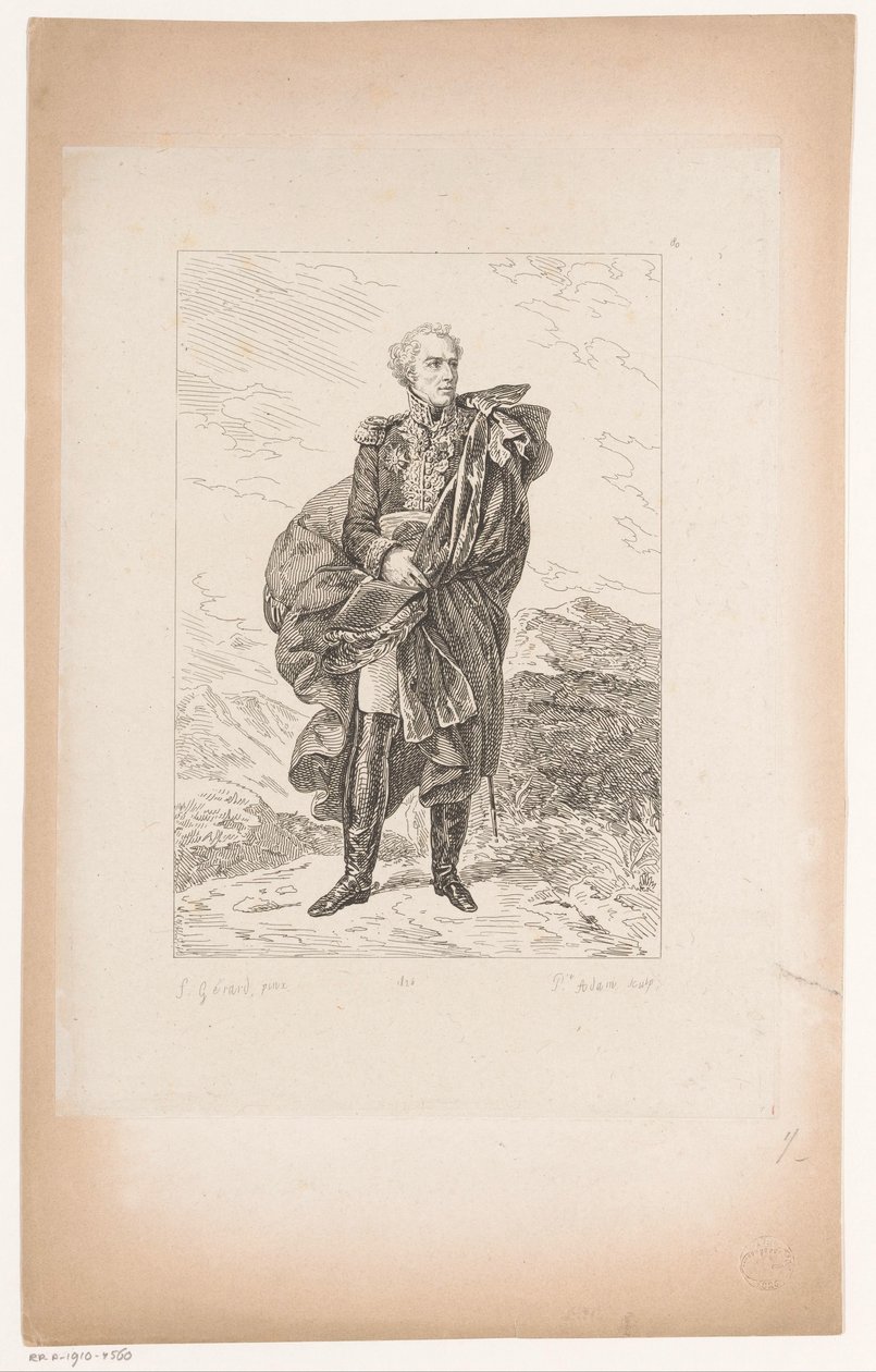 Portrait du général Maximilien Sébastien Foy - Pierre Michel Adam
