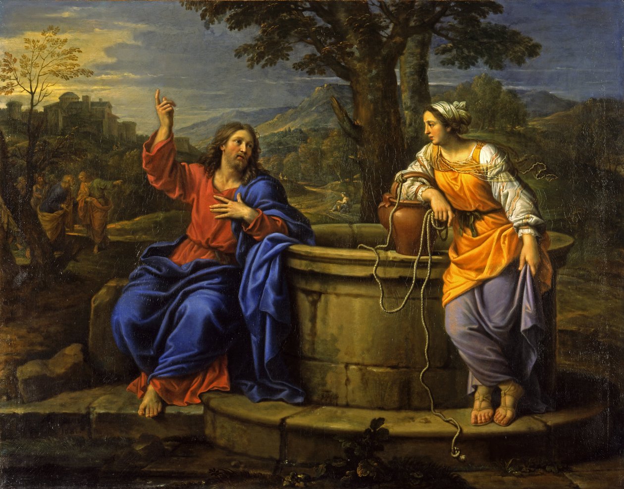 Christ et la femme de Samarie - Pierre Mignard