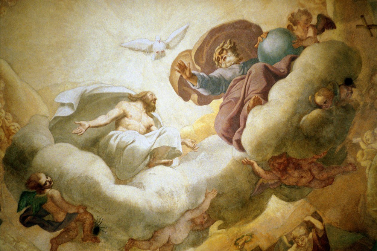 Détail de la peinture de l