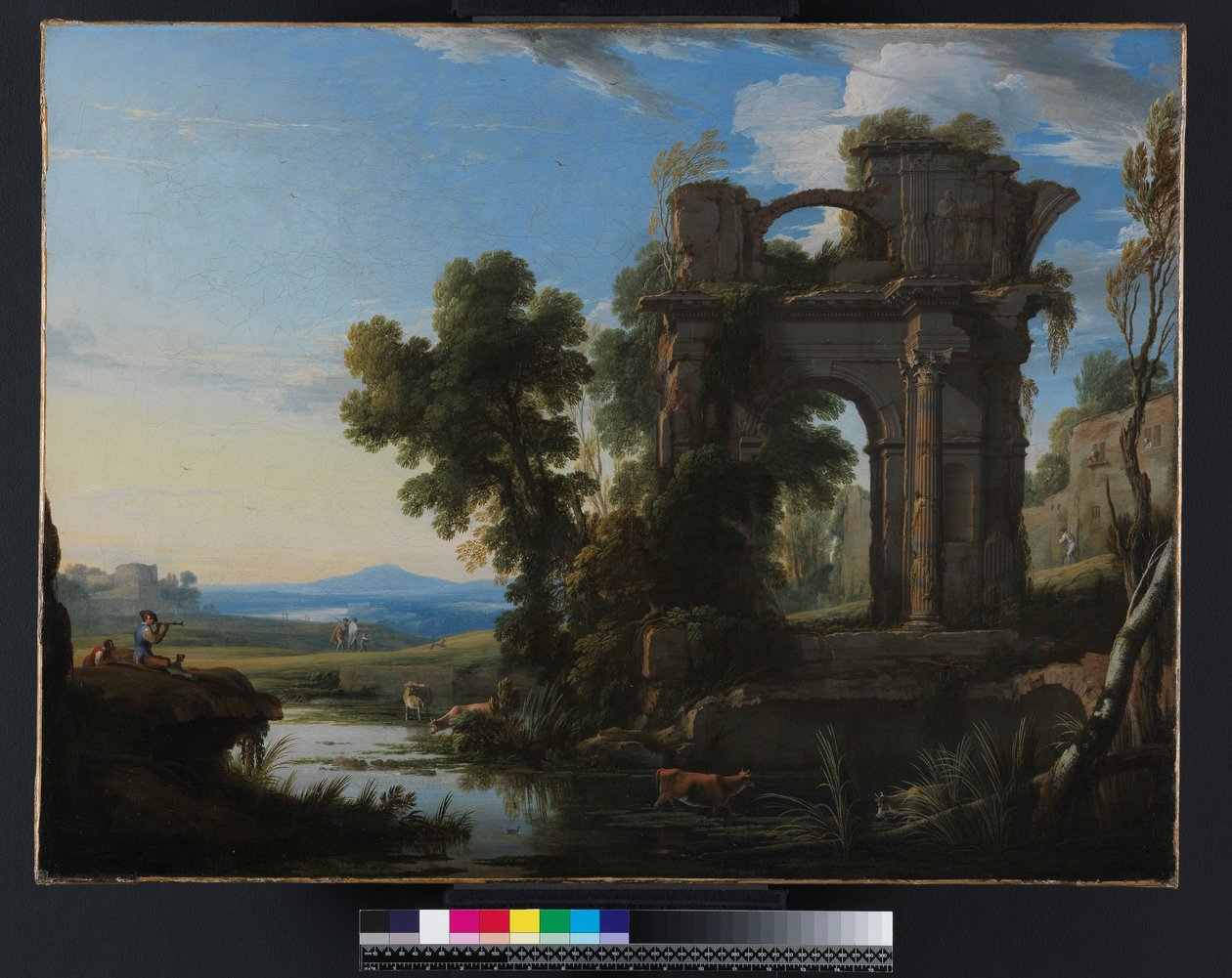 Paysage avec ruines classiques, 1640-1645 - Pierre Patel