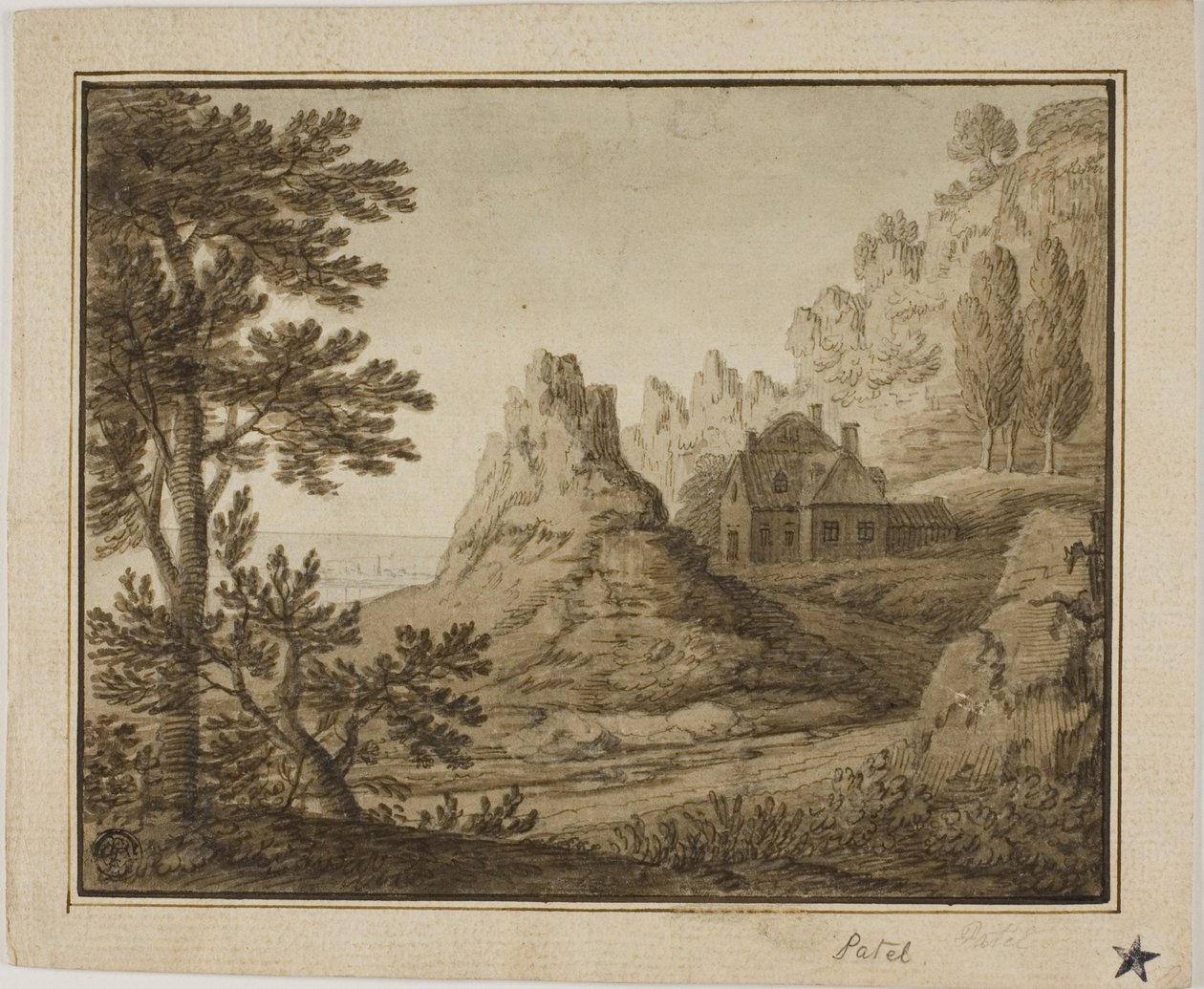Village côtier montagneux - Pierre Patel I