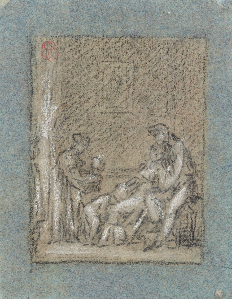 Étude pour Une Famille dans la désolation - Pierre-Paul Prud