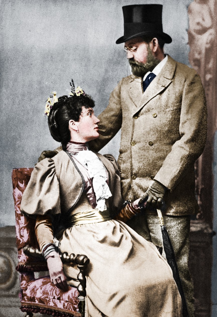 Émile Zola et Jeanne Rozerat, vers 1890, 1939 - Pierre Petit