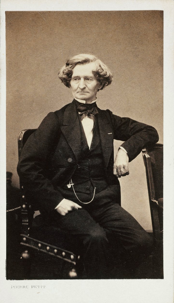 Portrait du compositeur Hector Berlioz 1803-1869, vers 1860 - Pierre Petit