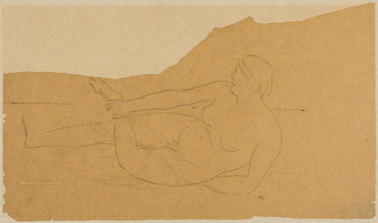 Weiblicher Akt - Pierre Puvis de Chavannes