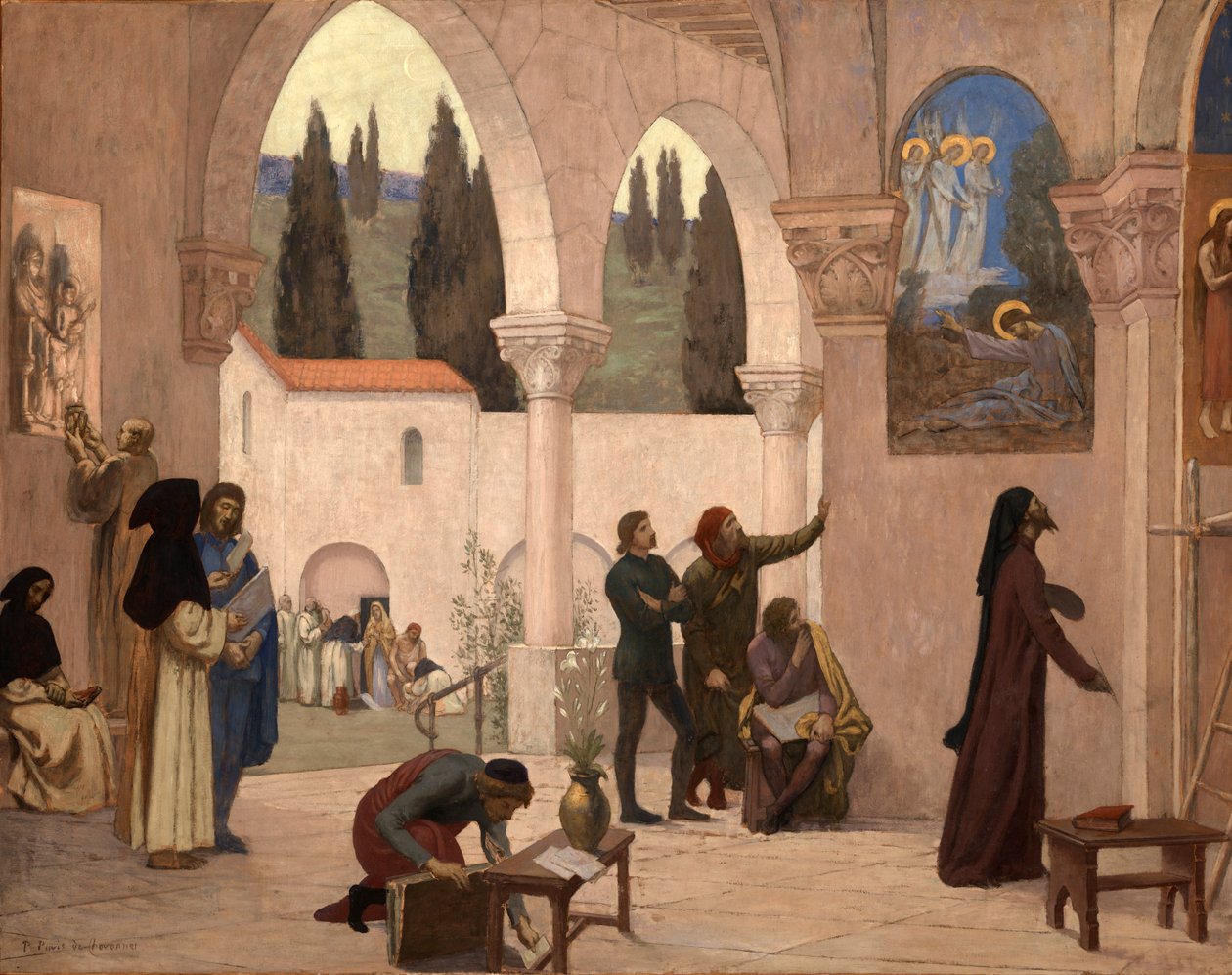 Inspiration chrétienne, vers 1887-1888 - Pierre Puvis de Chavannes