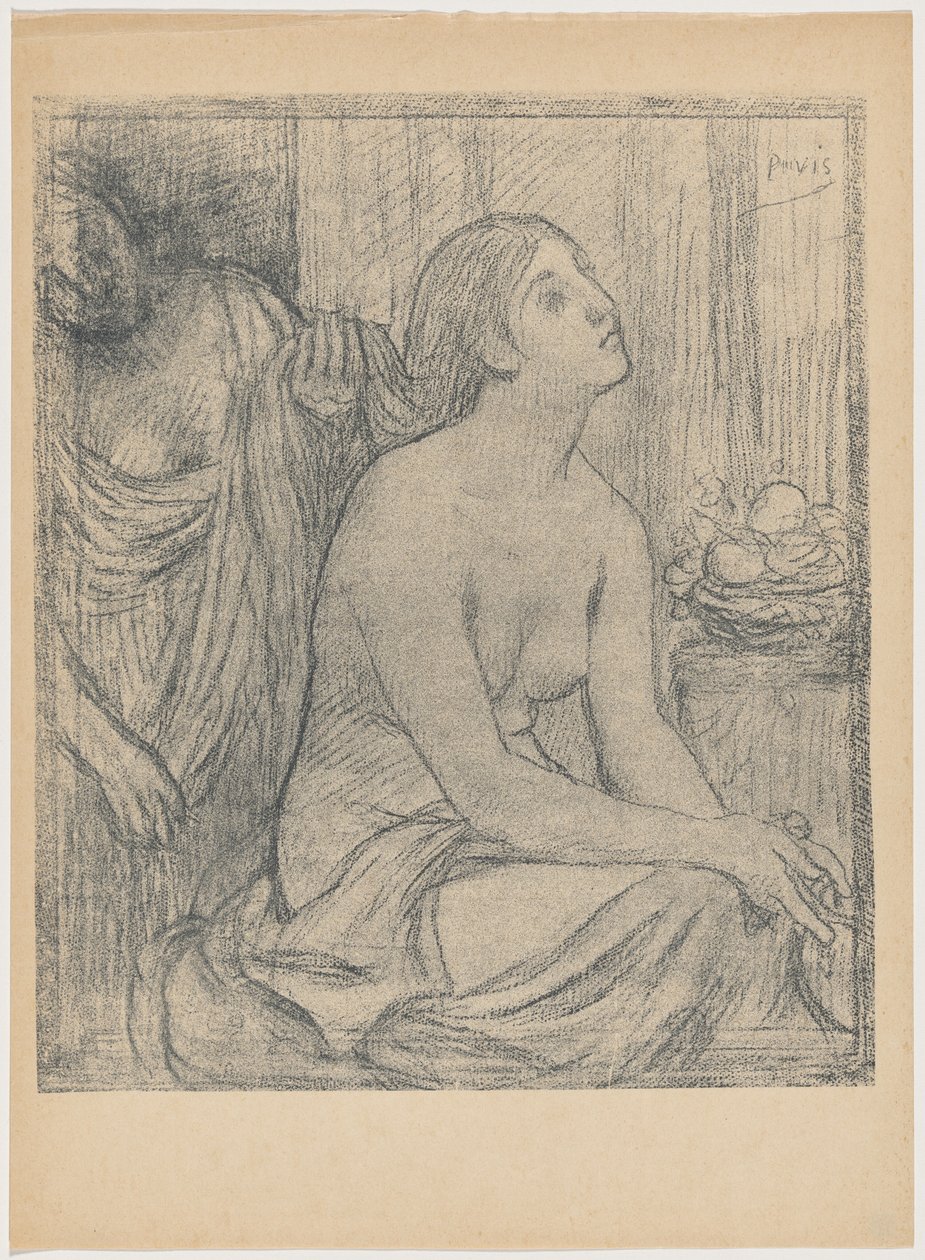 La toilette - Pierre Puvis de Chavannes