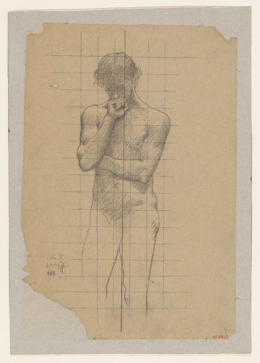 Étude pour la géométrie dans « La Sorbonne » - Pierre Puvis de Chavannes