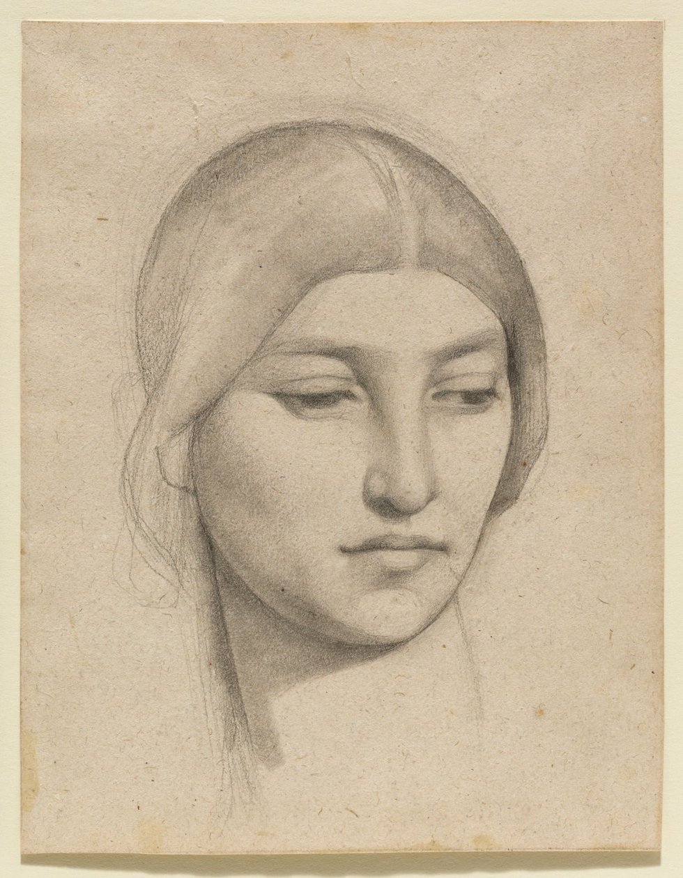 Étude de tête de femme - Pierre Puvis de Chavannes