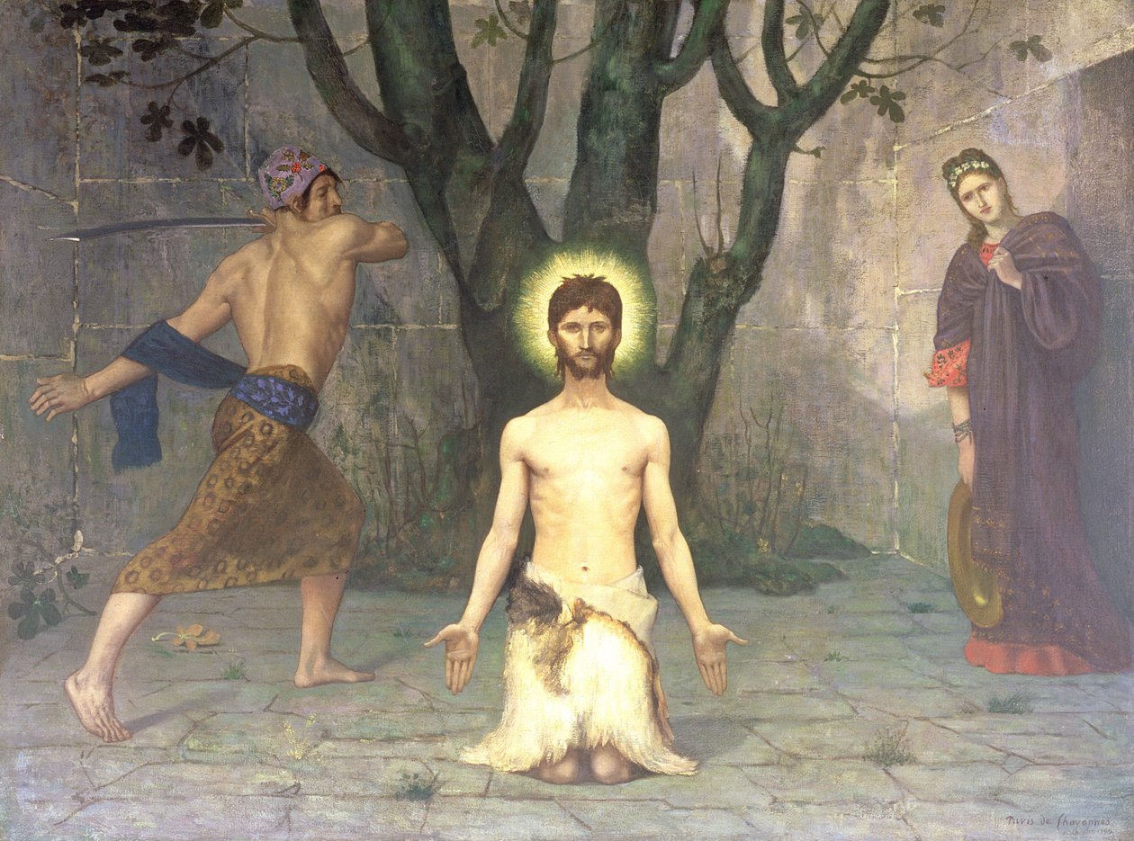 La décapitation de Saint Jean-Baptiste, 1869 - Pierre Puvis de Chavannes