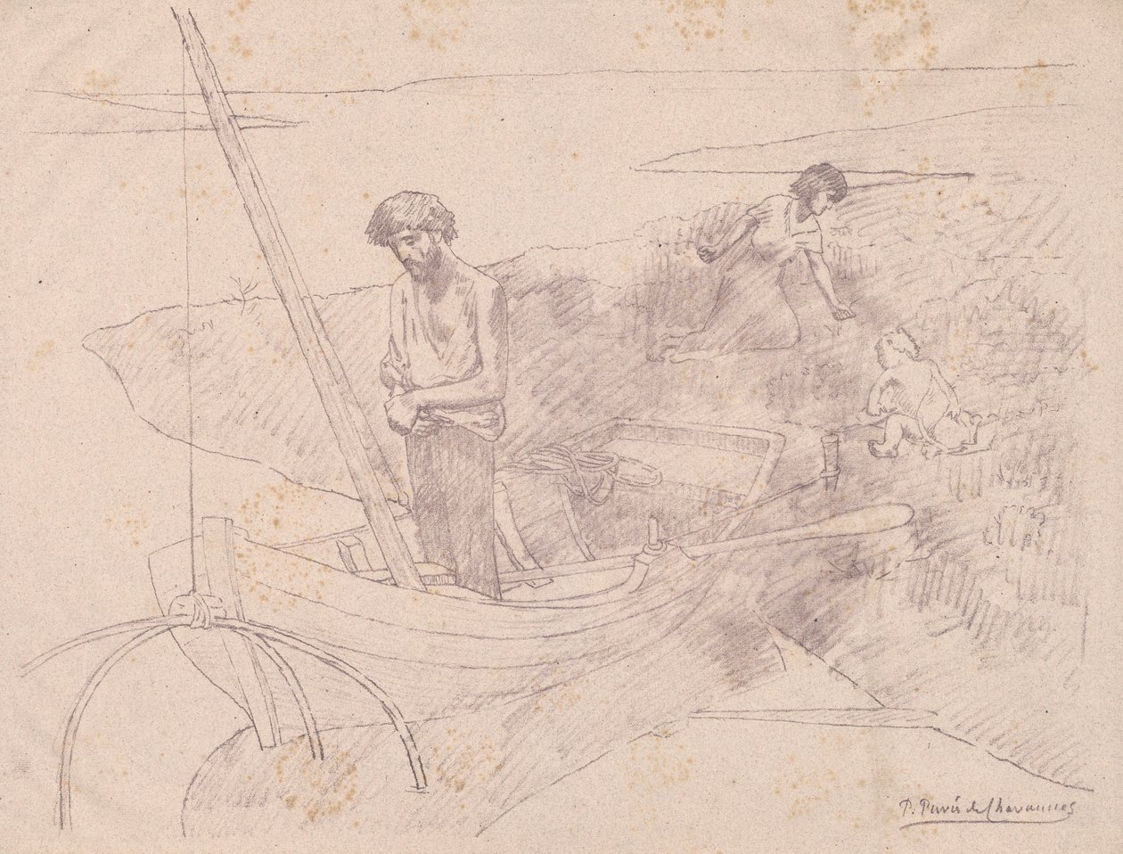 Le Pauvre Pêcheur - Pierre Puvis de Chavannes