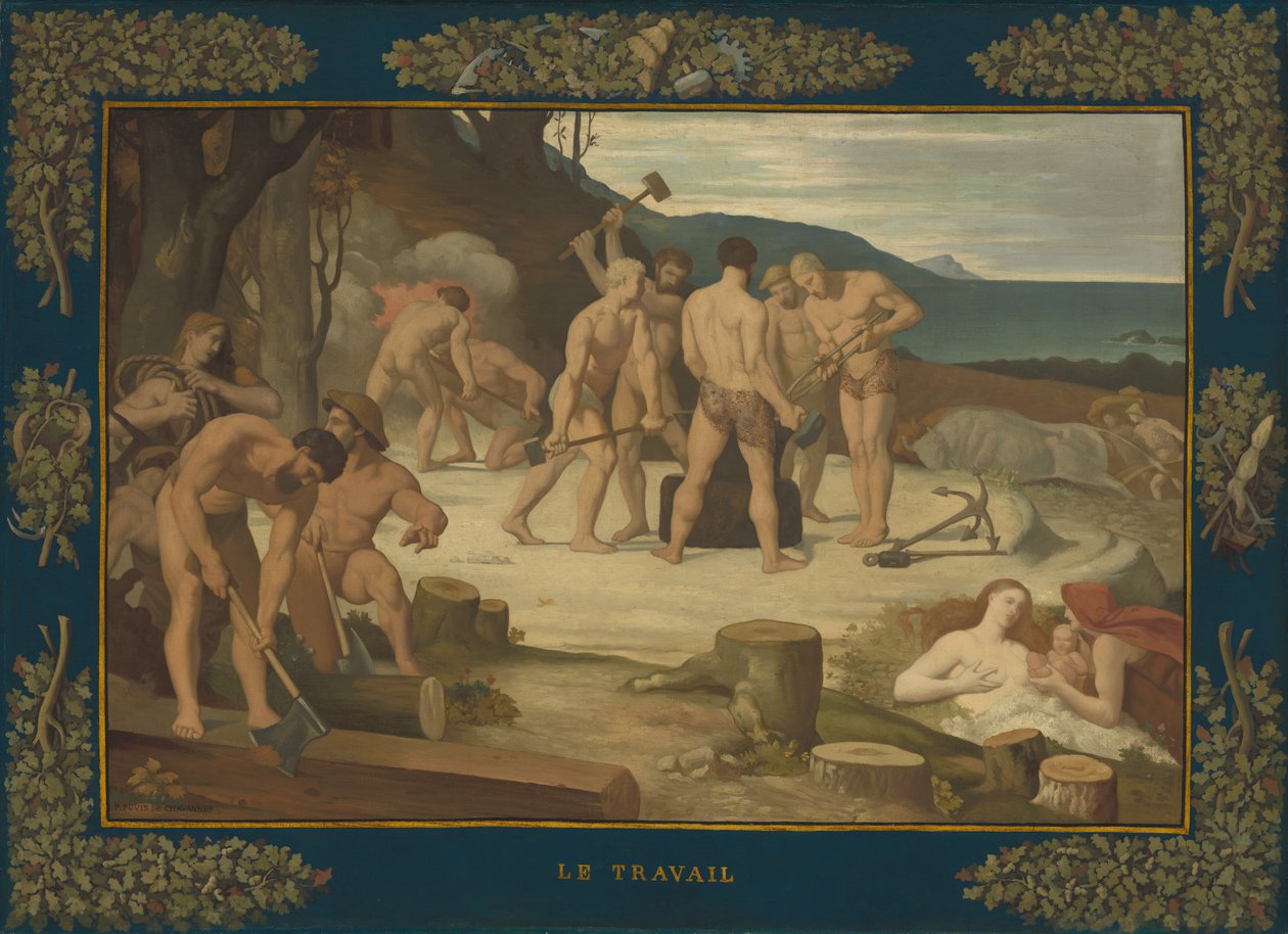 Travail - Pierre Puvis de Chavannes
