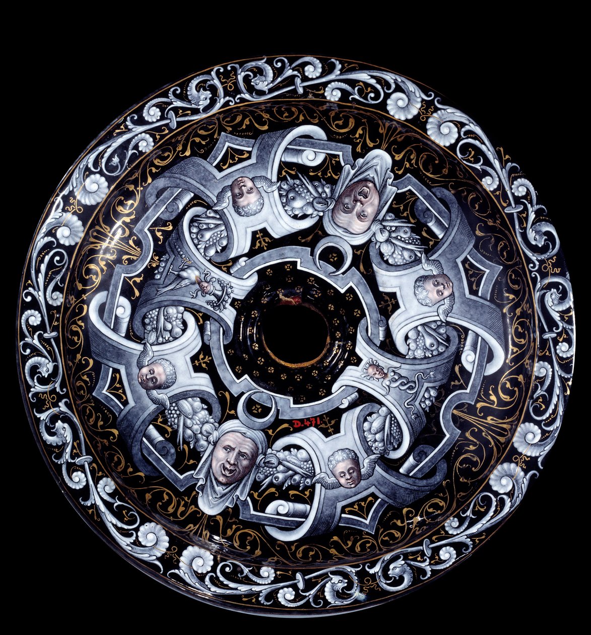 Émaille plat verso attribué à Pierre Reymond (actif 1537-après 1584) 1569. Paris, Musée du Louvre - Pierre Reymond