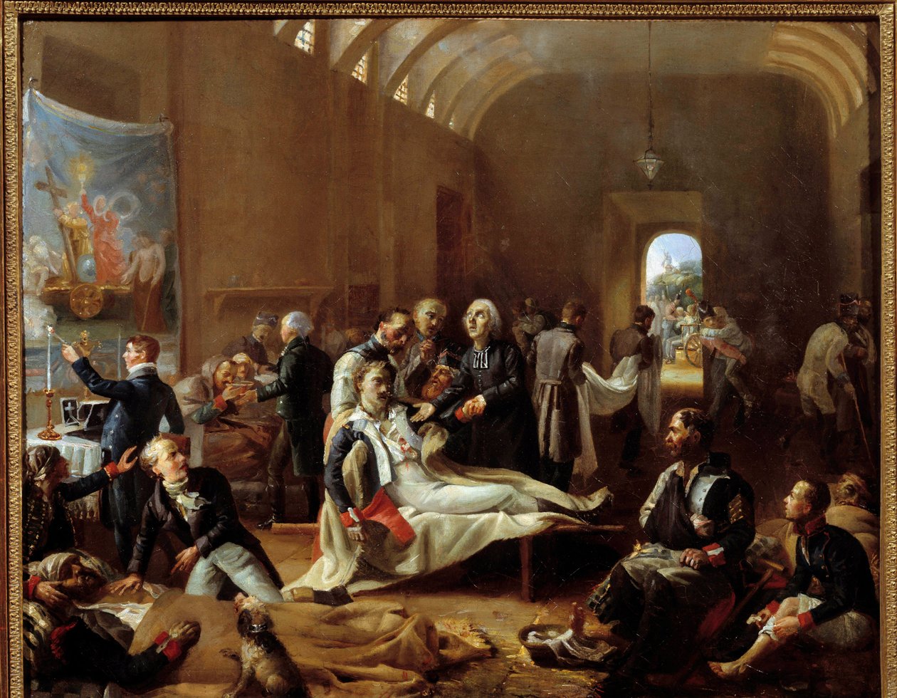 Une ambulance pendant la campagne de France en 1814 - Pierre Roch Vigneron