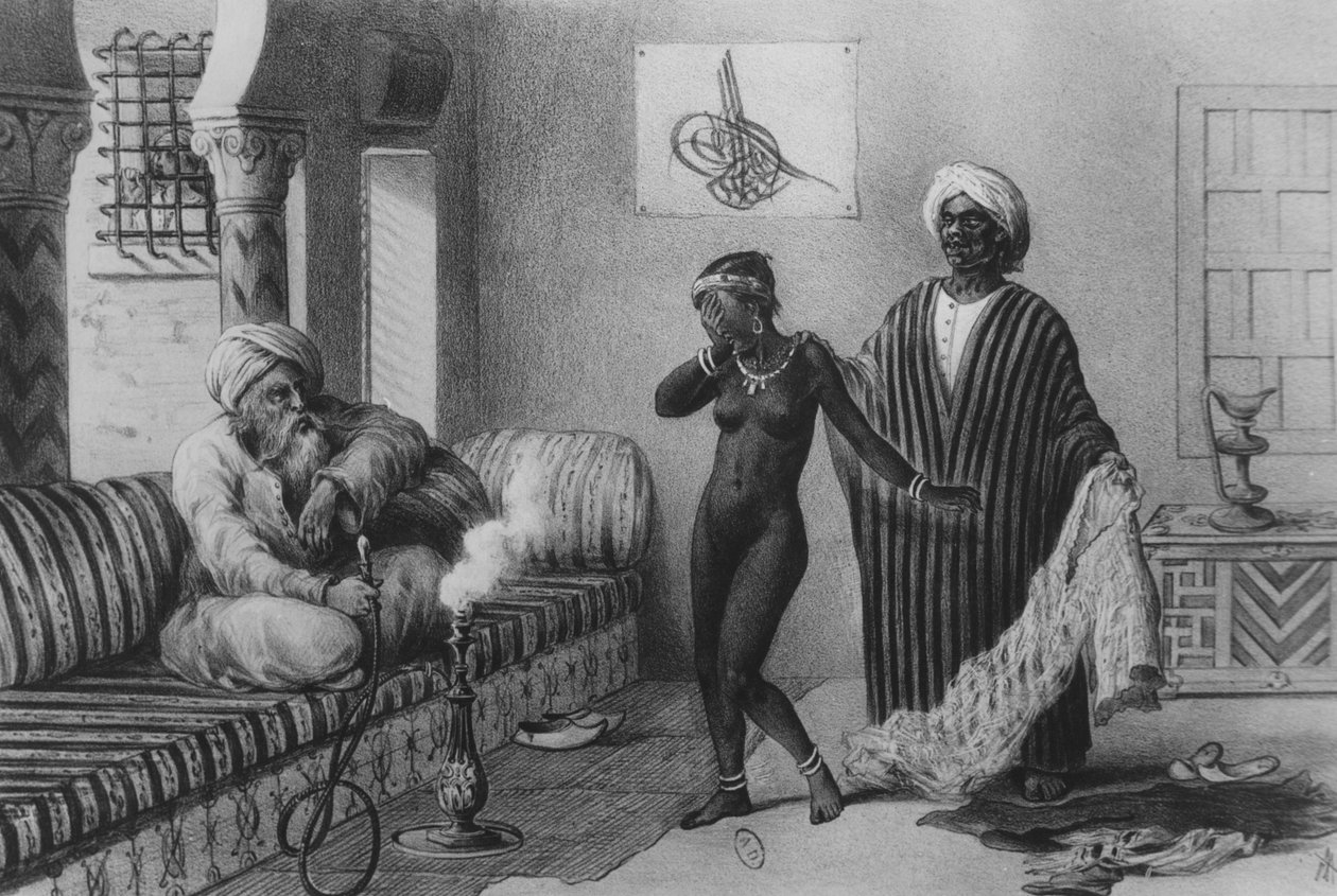Une jeune fille de Tombouctou offerte par un maître esclave à Tripoli en 1854, de "Voyages au Soudan et dans l