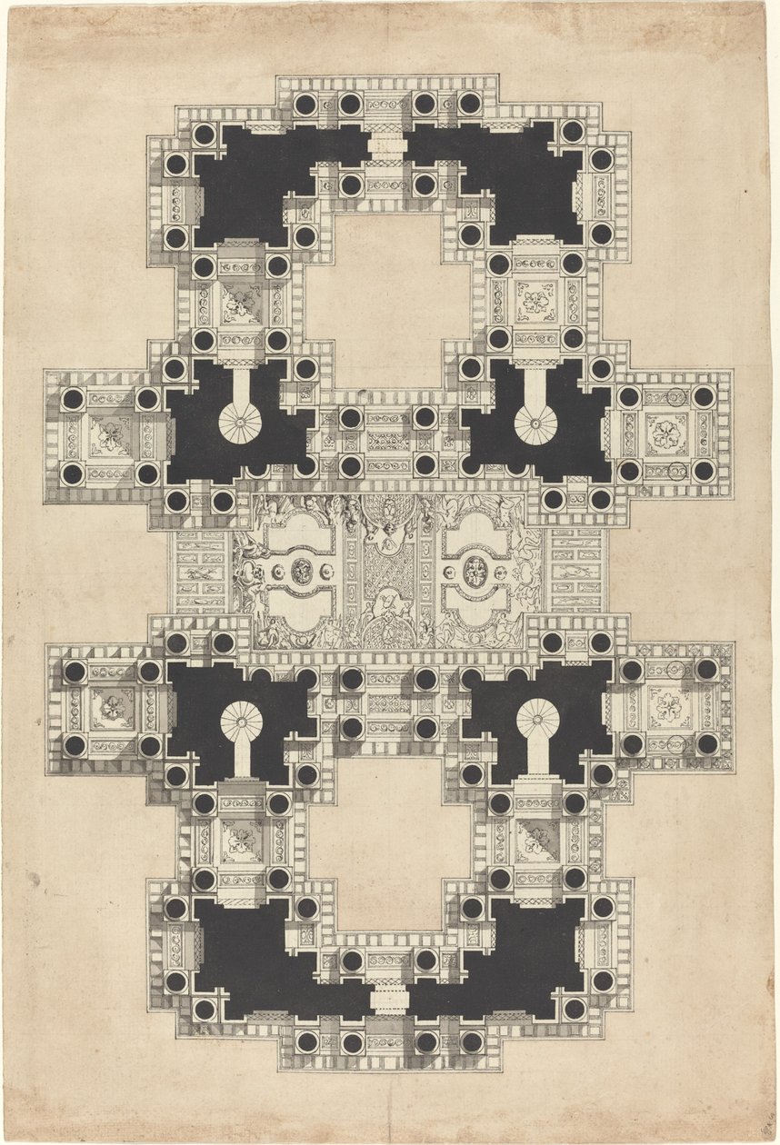 Plan pour un plafond décoré - Pierre Varin