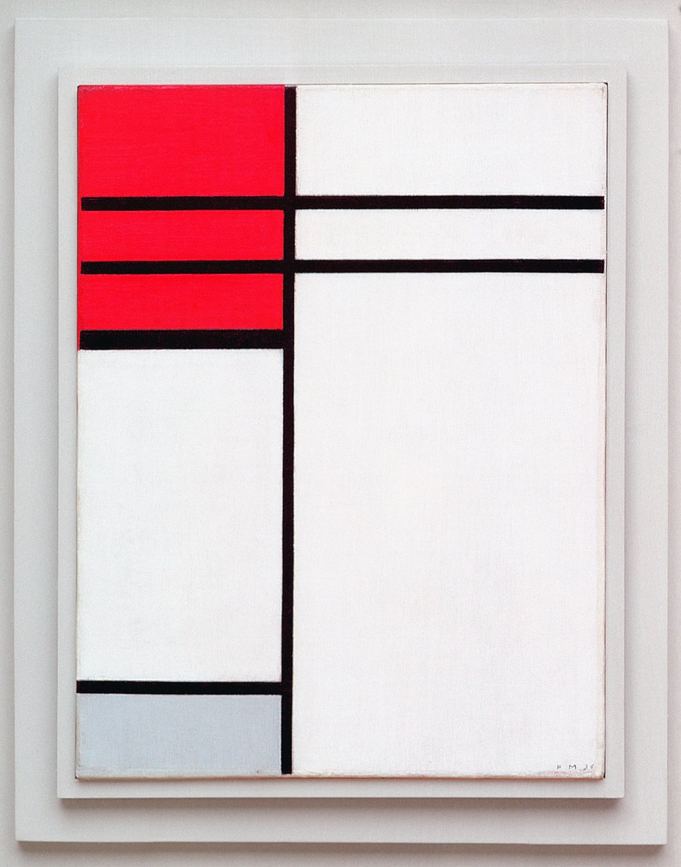 Composition (A) en rouge et blanc, 1936 - Piet Mondrian