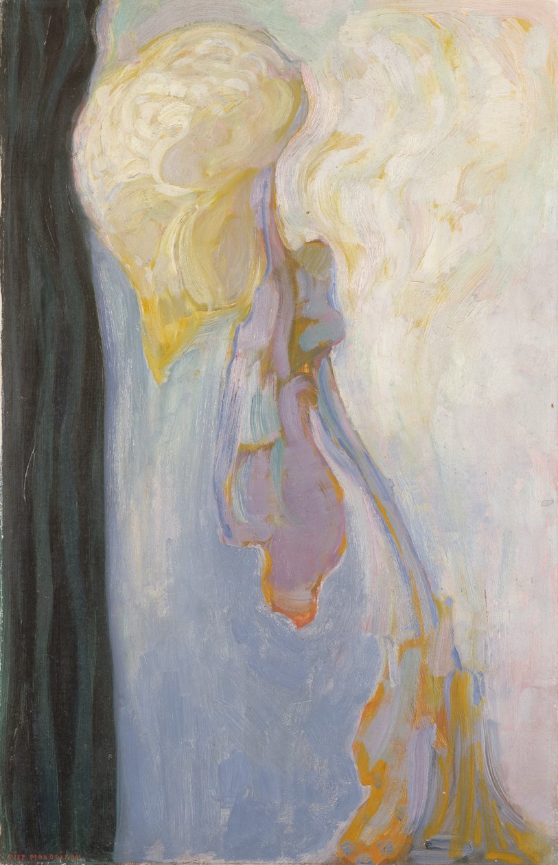 Fleur : Chrysanthème mourant, 1908 - Piet Mondrian