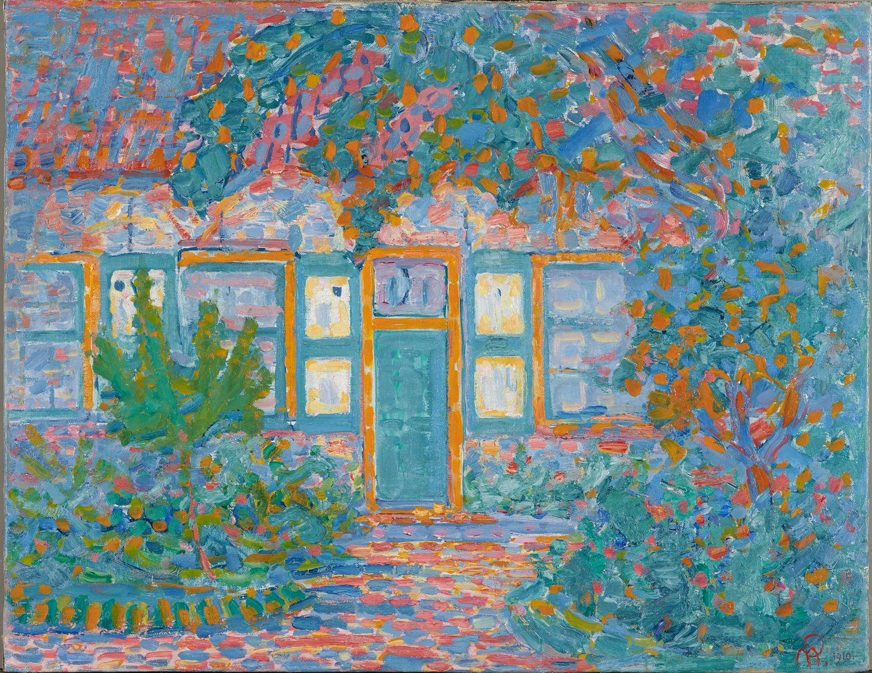 Petite maison au soleil, c.1910 - Piet Mondrian