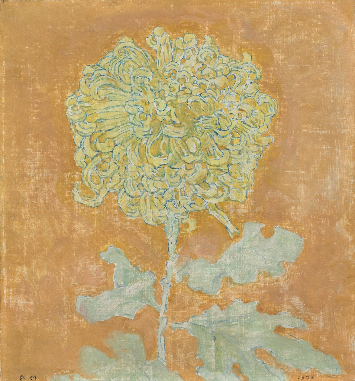 Chrysanthème - Piet Mondrian