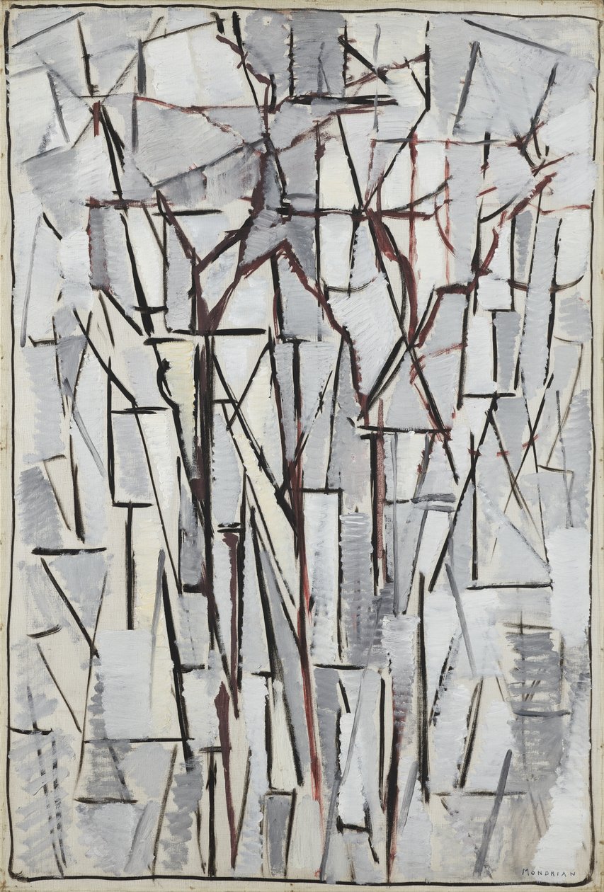 Composition arbres 2 - Piet Mondrian