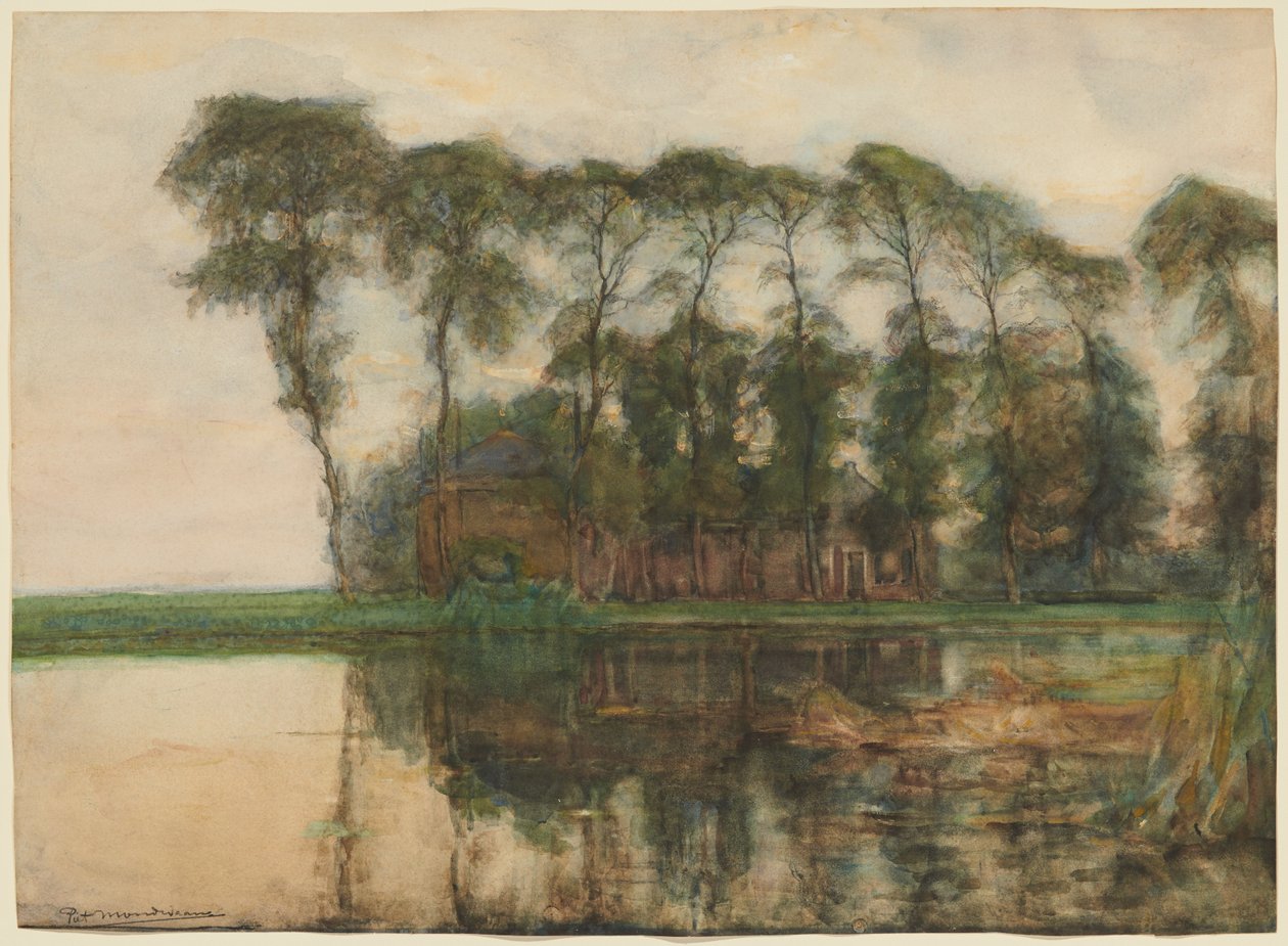 Ferme au bord de l