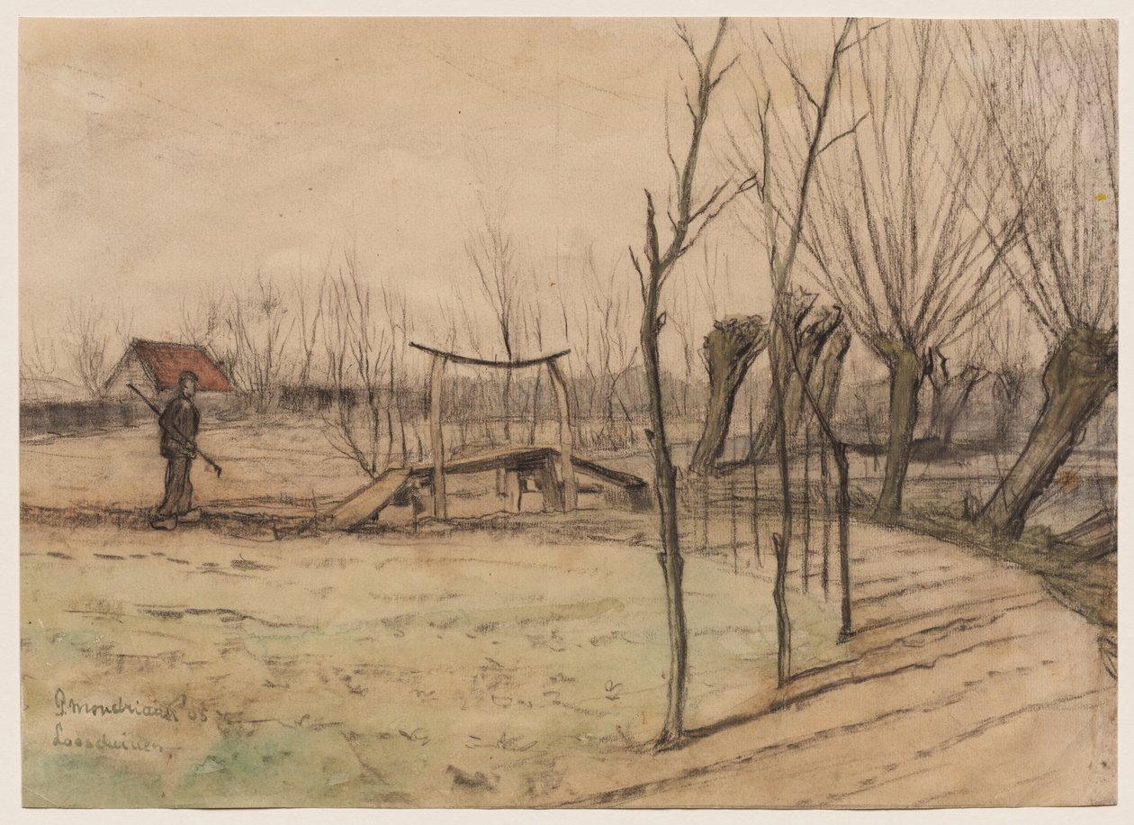 Paysage à Loosduinen - Piet Mondrian