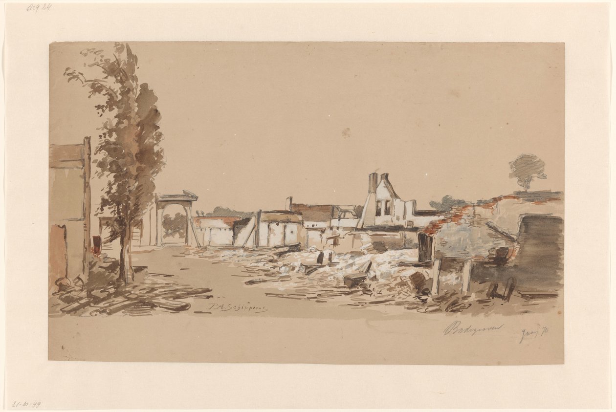 Ruines de Bodegraven après l